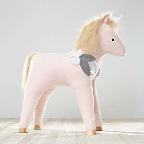 crate and barrel rocking horse