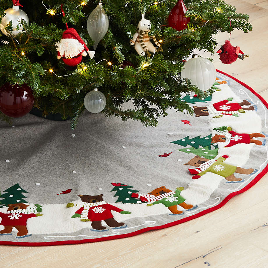 christmas around the world skating bear