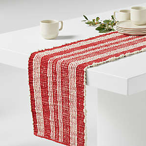 Table Runners Linen Cotton Polyester Crate And Barrel