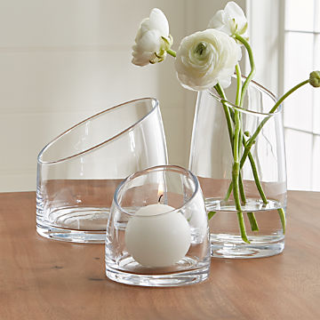 Decorative Vases Glass And Ceramic Crate And Barrel