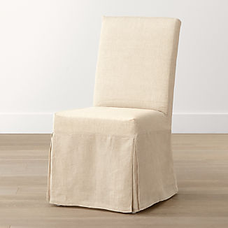 Slipcovers For Furniture Crate And Barrel Linen Slipcover Only For Slip Side Chair