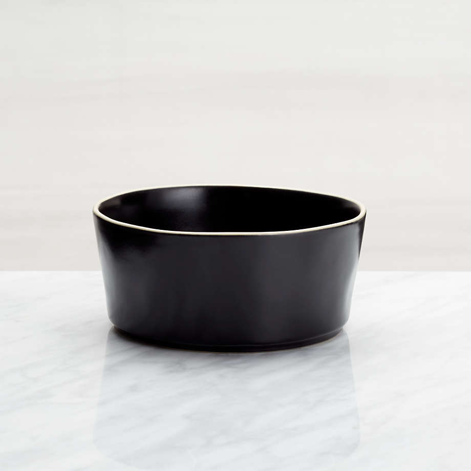 Sloan Black Cereal Bowl + Reviews Crate and Barrel Canada