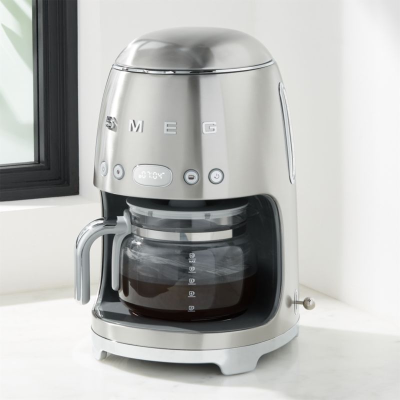 SMEG Stainless Steel Drip Coffeemaker + 