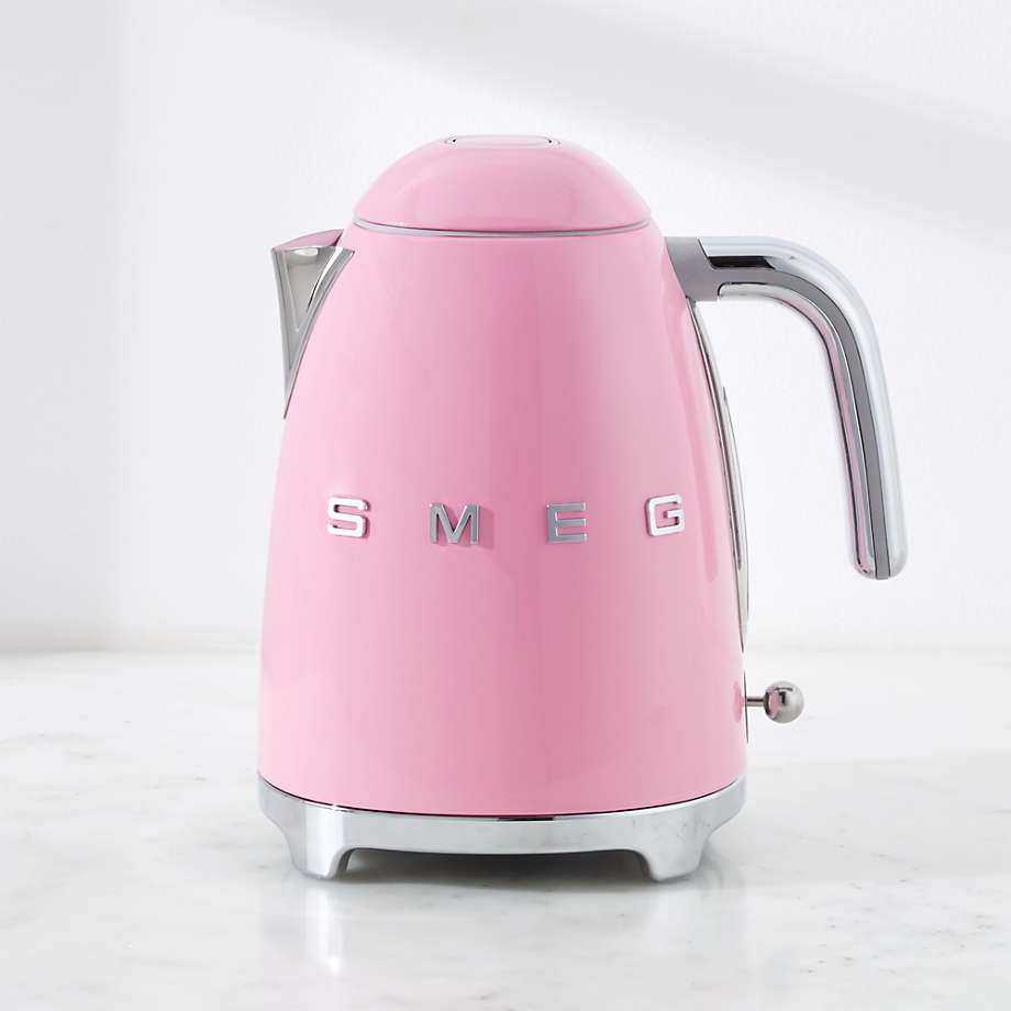 Smeg Pink Electric Kettle + Reviews | Crate and Barrel