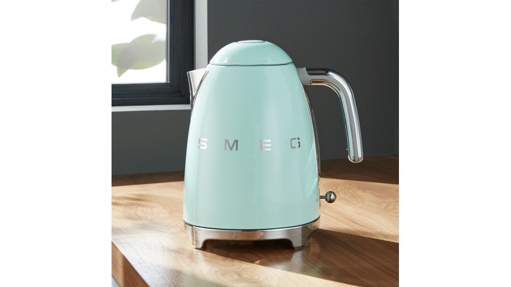Smeg Pastel Green Retro Electric Kettle Crate and Barrel