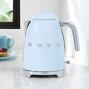 smeg light blue kettle