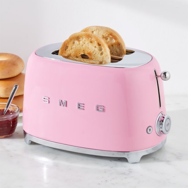 Must Have Smeg 50's Retro Style Aesthetic 2 Slice Toaster Pastel Blue  (Blue) from Smeg | AccuWeather Shop