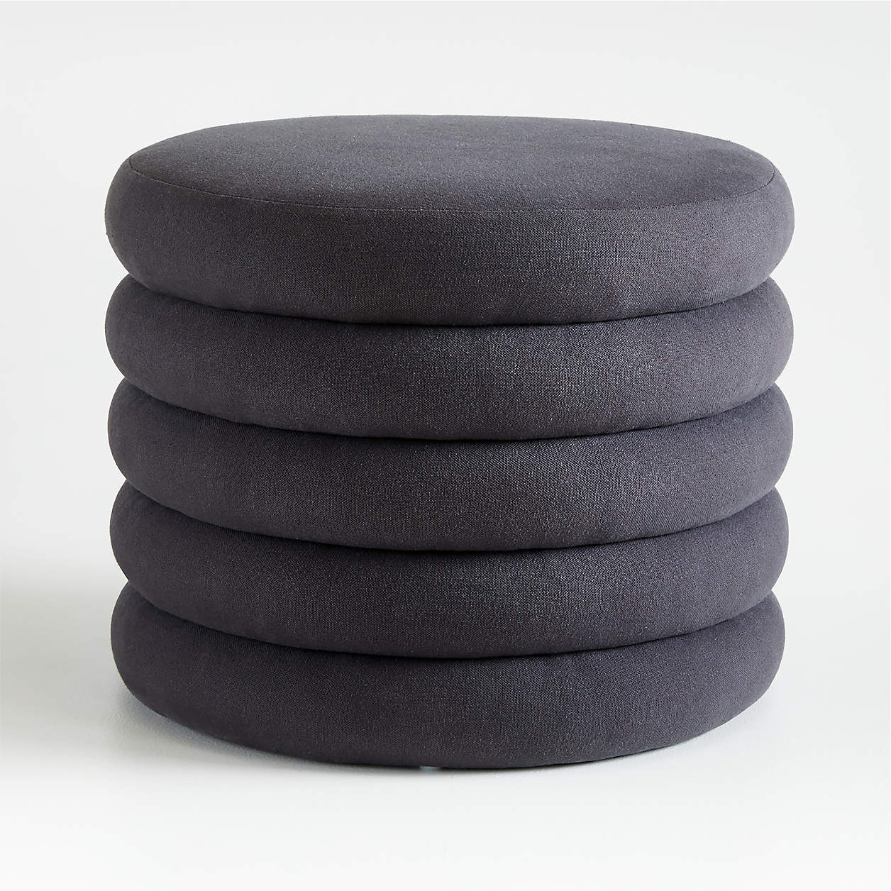 Leanne Ford Charcoal Snoozer Storage Ottoman