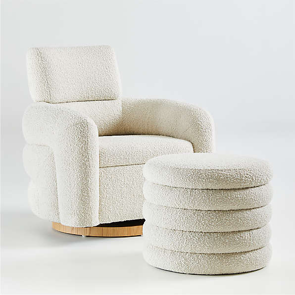 rocker glider with ottoman