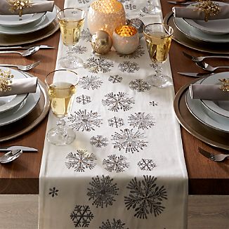 Table Runners: Linen, Cotton and Polyester | Crate and Barrel