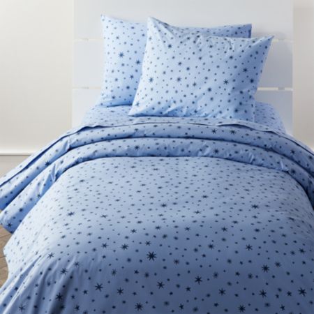 Kids Bedding Blue Stars Duvet Cover Crate And Barrel Canada