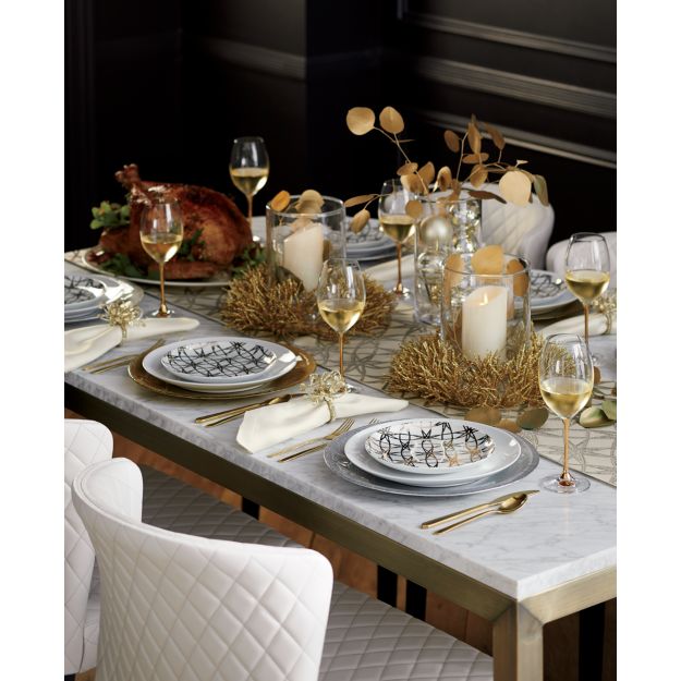 London Large Clear Hurricane Candle Holder Crate and Barrel