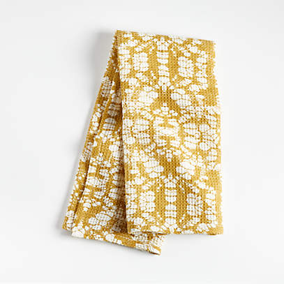 yellow dish towels