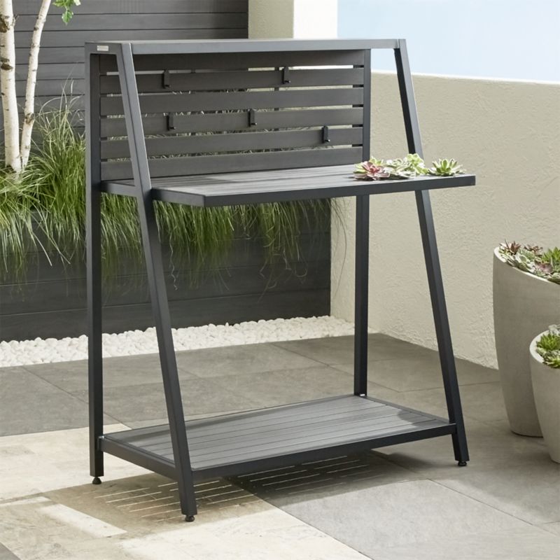 Alfresco Ii Grey Work Station Reviews Crate And Barrel