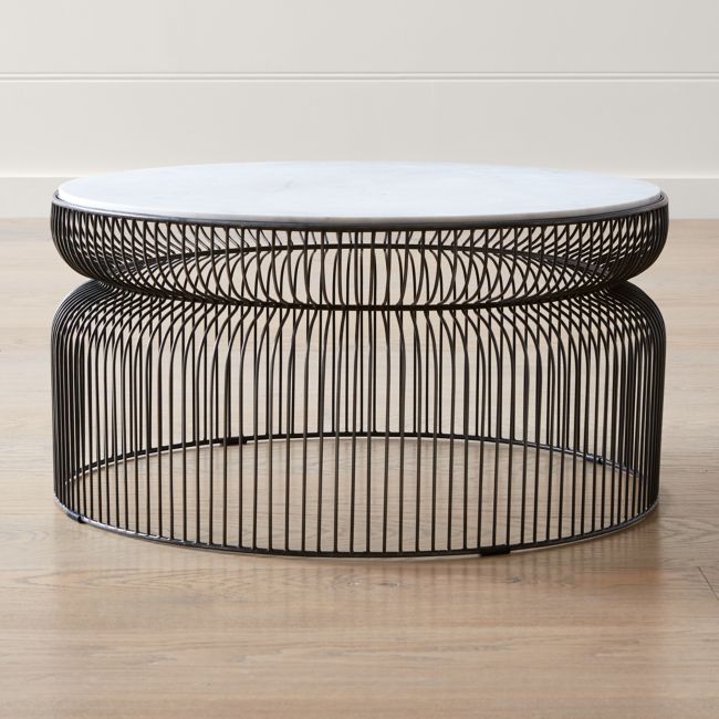 Crate And Barrel Round Marble Coffee Table Coffee Table Design Ideas
