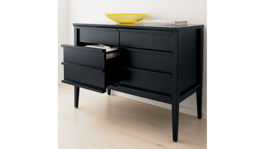 Spotlight Home Office Credenza in Filing & Credenzas + Reviews Crate and Barrel