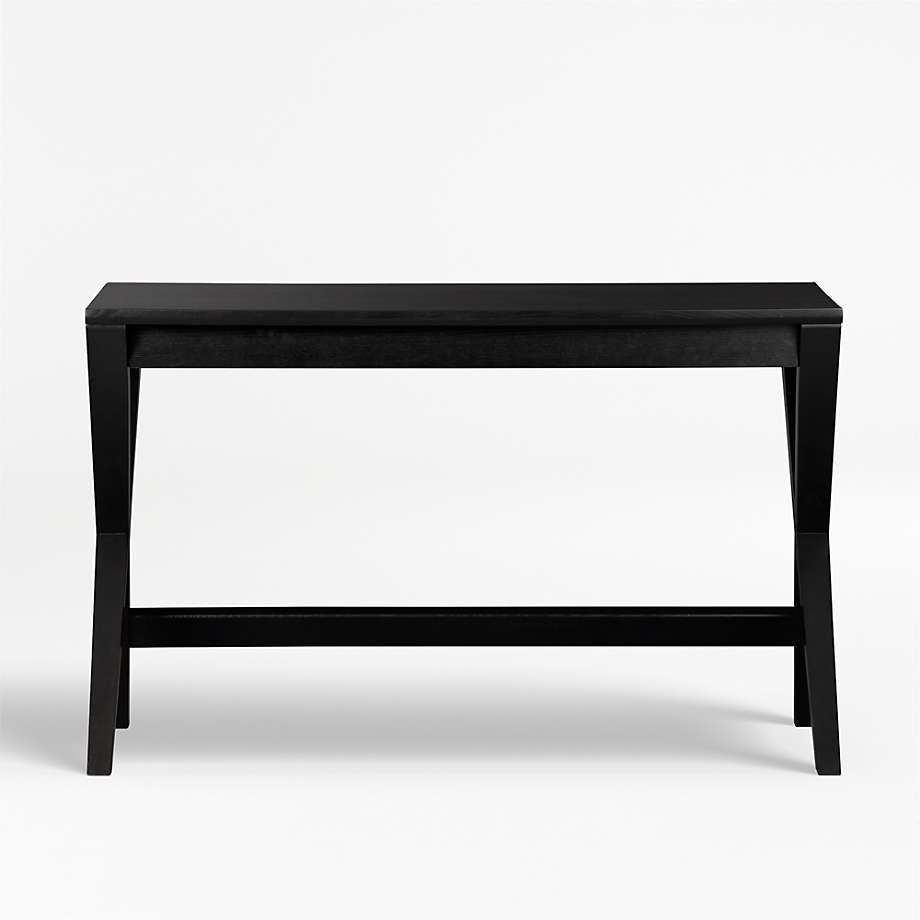 Spotlight Ebony 48" Writing Desk + Reviews Crate and Barrel