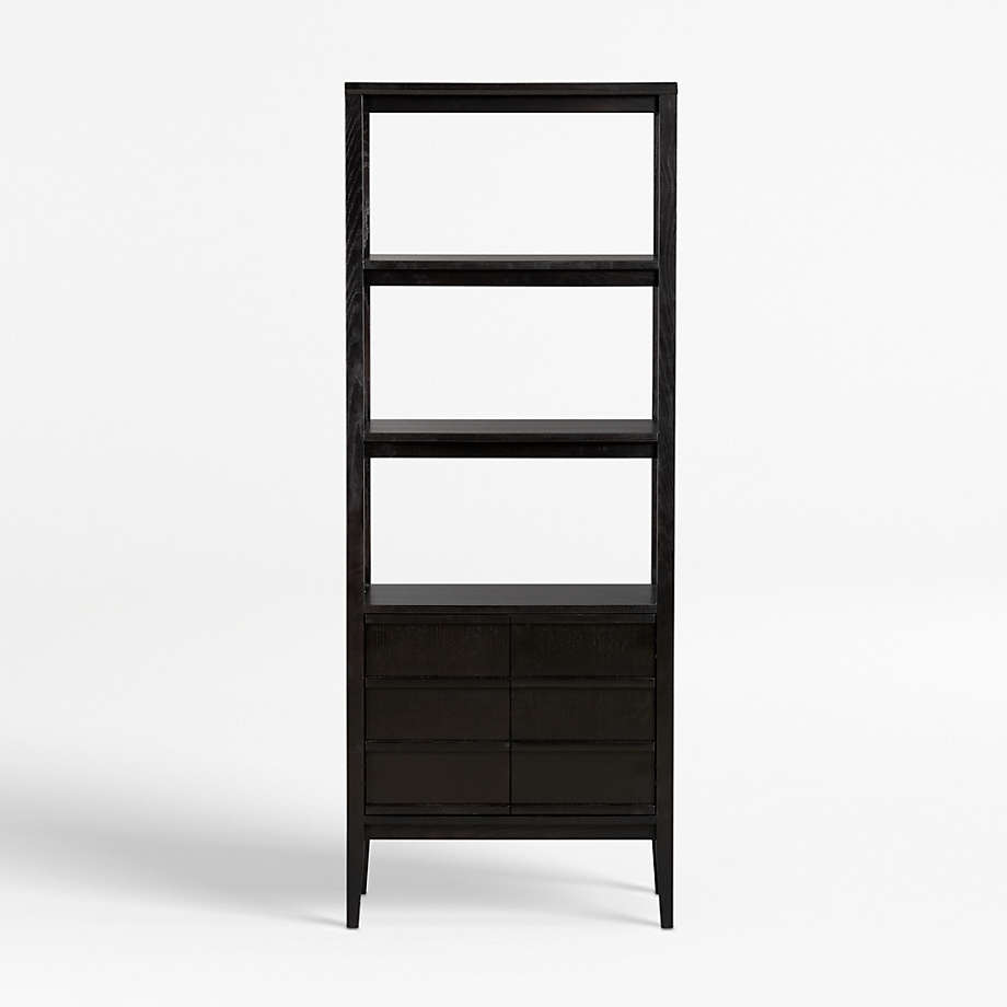 Spotlight Ebony Bookcase + Reviews | Crate and Barrel