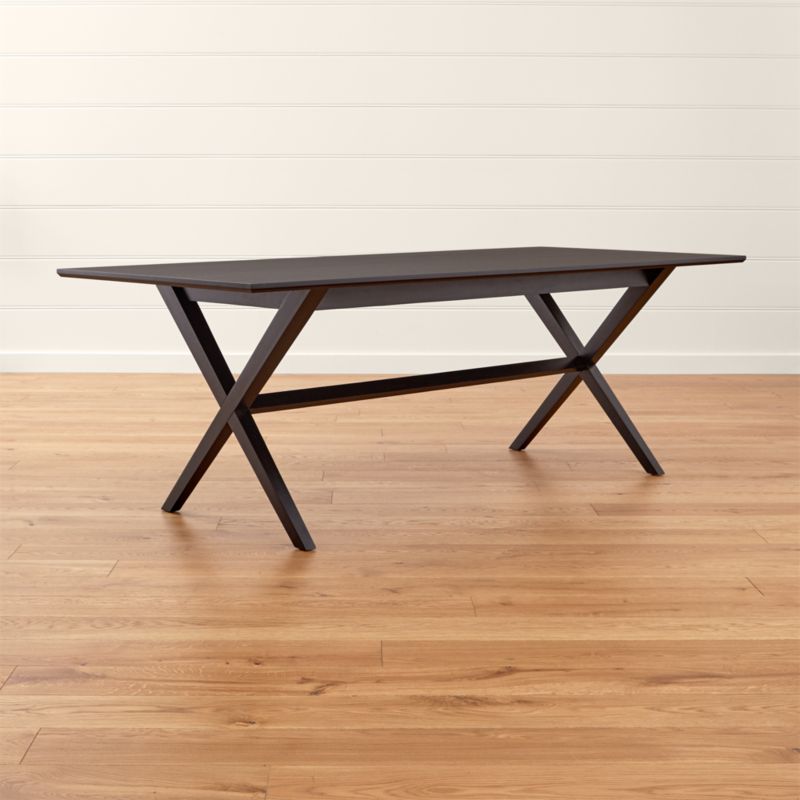 Dining Room Tables and Kitchen Tables | Crate and Barrel - Pin It Spotlight Ebony Dining Table