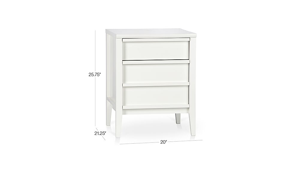 Spotlight White File Crate and Barrel