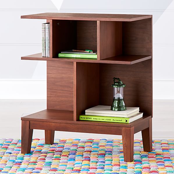 Maze Small Walnut Bookcase Reviews Crate And Barrel