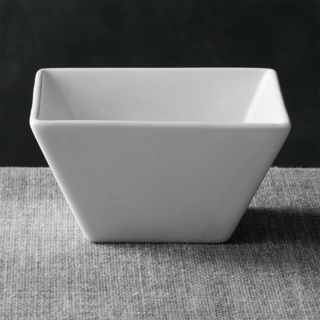 Square 4.75" Bowl in Individual Bowls + Reviews Crate and Barrel