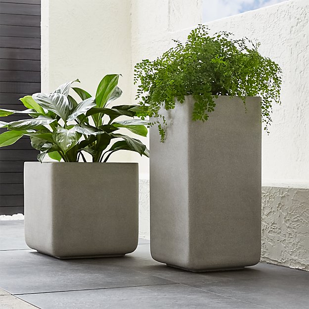 Square Planters Crate And Barrel