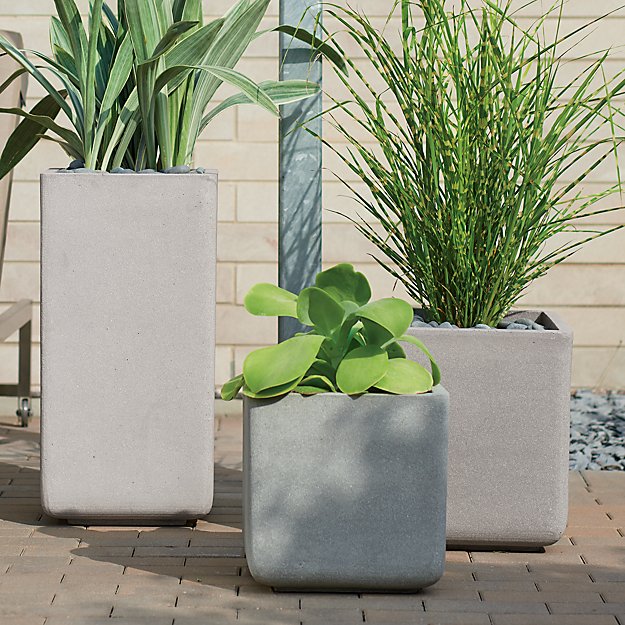 Square Planters Crate And Barrel