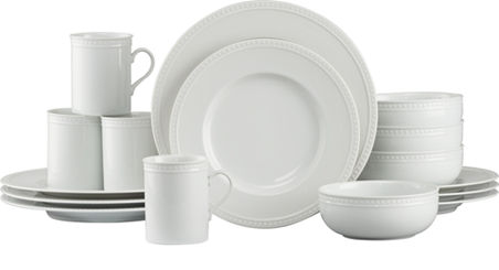 Staccato Dinnerware Collections Crate And Barrel Staccato 16 Piece Dinnerware Set