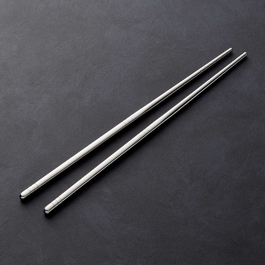 Stainless Steel Chopsticks + Reviews | Crate and Barrel