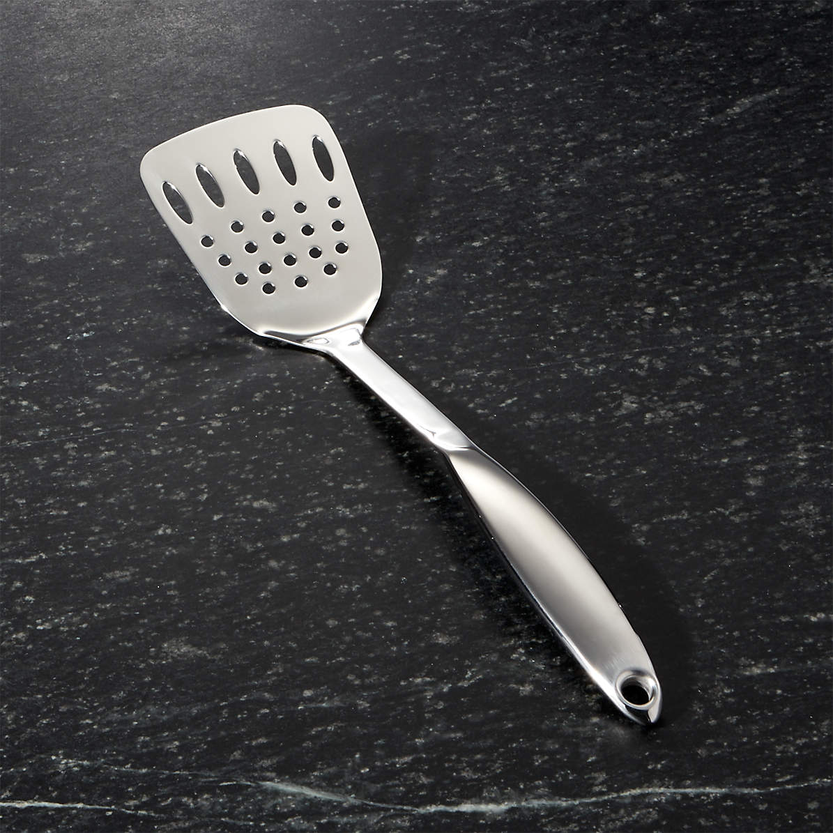 small stainless steel spatula