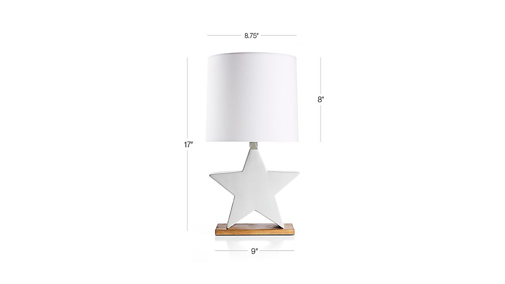 Star Table Lamp Reviews Crate And Barrel Tap To Zoom Image With Dimension For Star Table Lamp