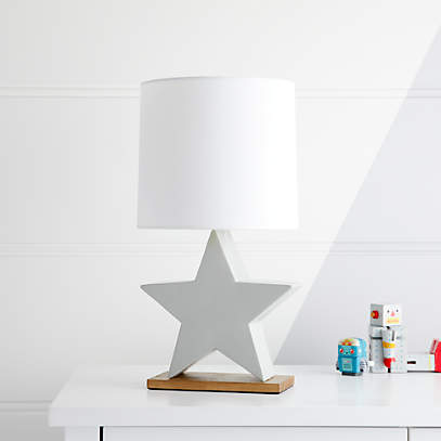 grey star table lamp