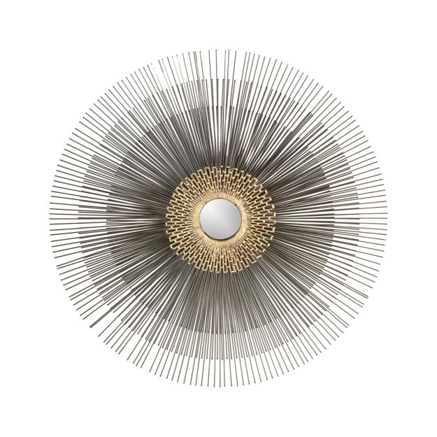 Starburst Round Wall Mirror + Reviews Crate and Barrel
