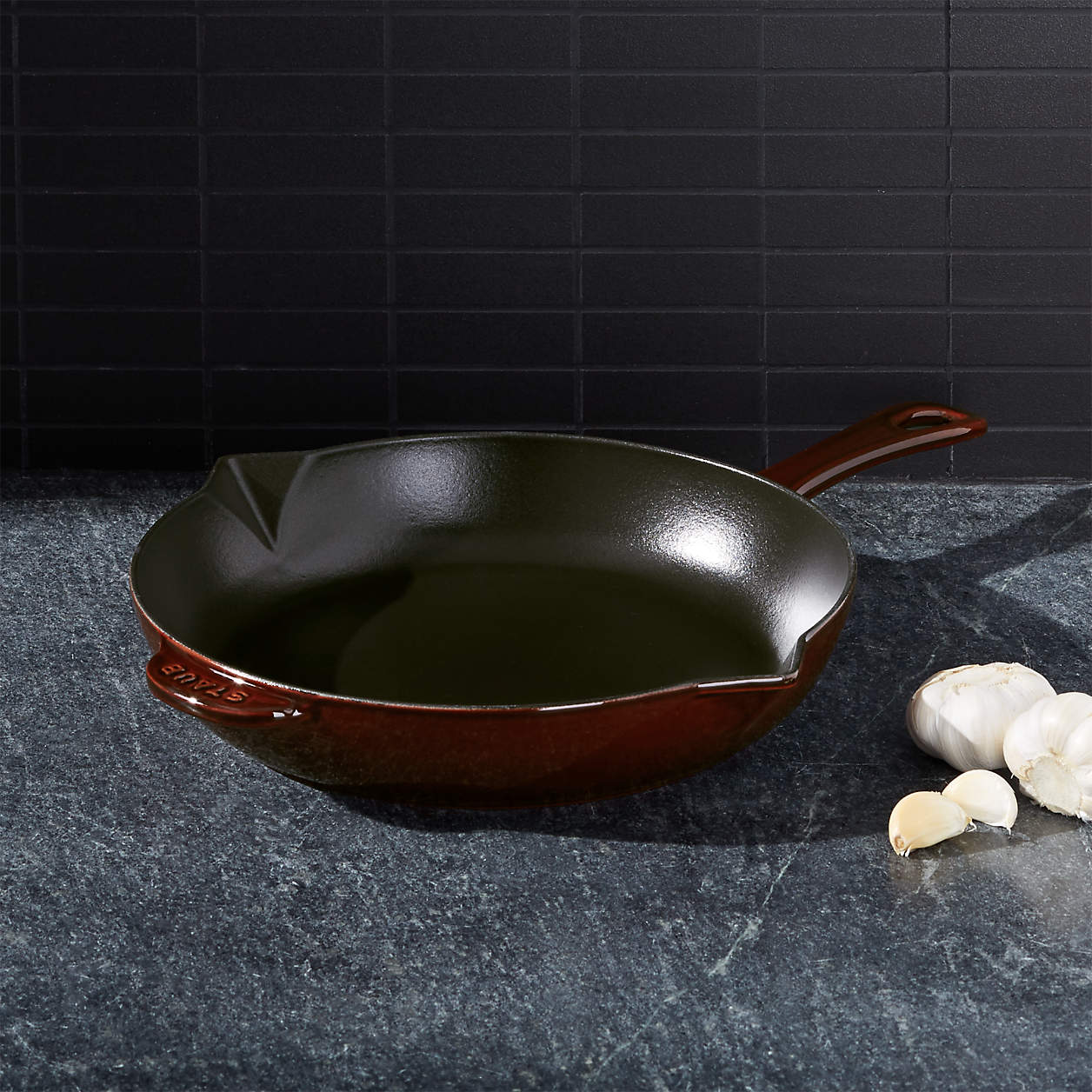 Staub Grenadine 10" Fry Pan + Reviews Crate and Barrel