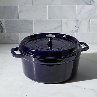 Staub ® 5.5-Qt Round Dark Blue Cocotte