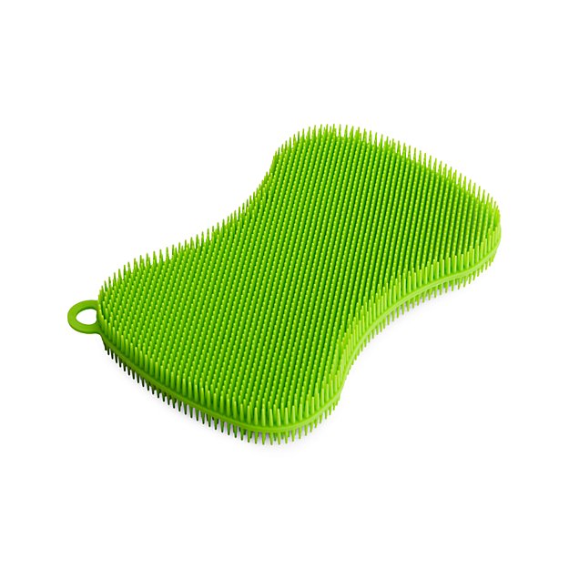 Kuhn Rikon Stay Clean Green Dish Scrubber | Crate and Barrel