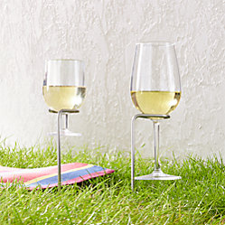 Wine And Gl Holder Home Ideas Outdoor Wine Gl Holder Sticks The Best Stick 2018
