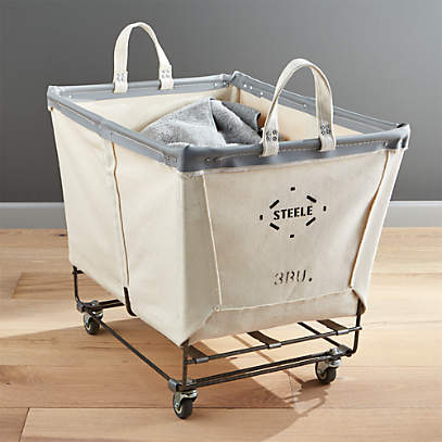 rolling laundry basket