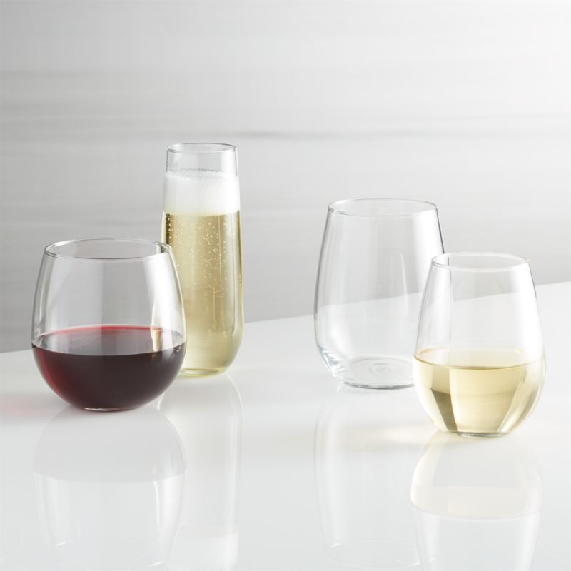 Stemless Wine Glasses | Crate and Barrel