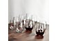 Stemless Wine Glasses 17 oz., Set of 12