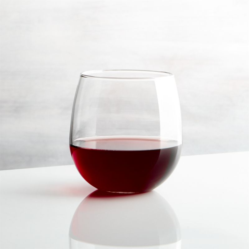 Stemless Red Wine Glass 17 Oz Reviews Crate And Barrel