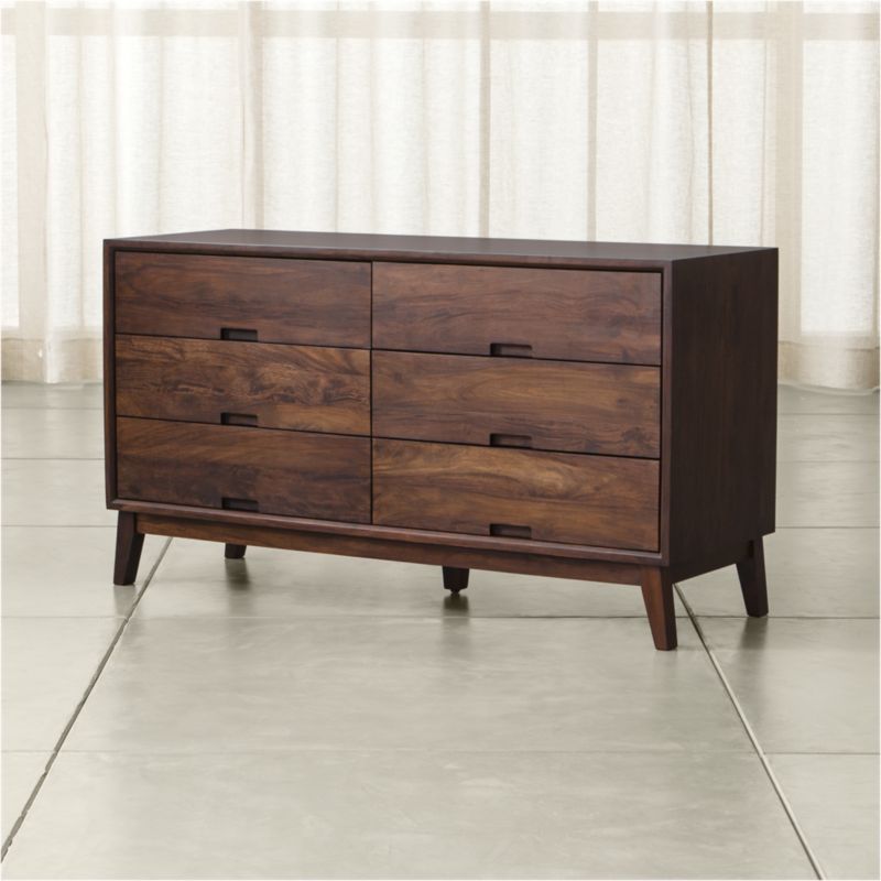 Steppe SixDrawer Dresser Crate and Barrel