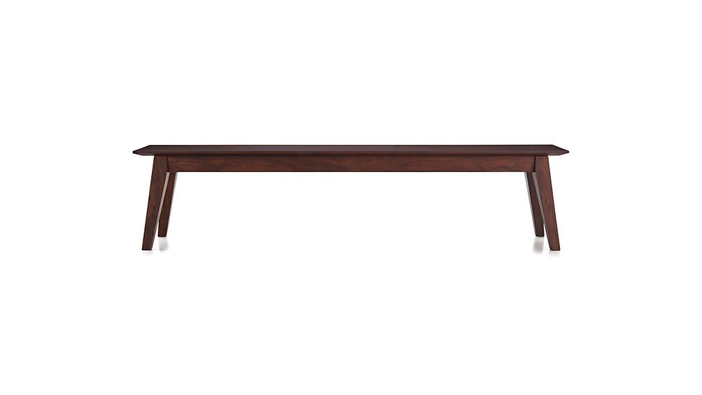 Steppe Solid Wood Dining Bench Crate and Barrel