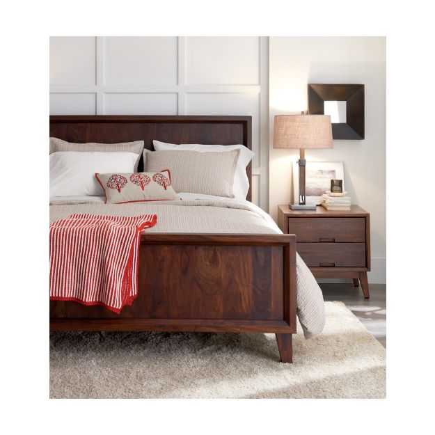 Denley Bronze Floor Lamp Crate and Barrel