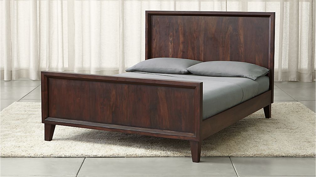 Crate & Barrel Queen Bed AptDeco