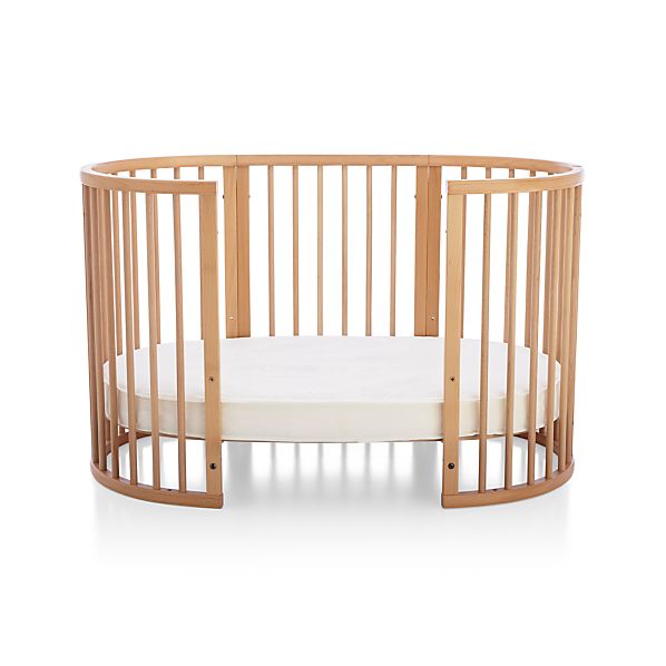 Stokke Natural Covertible Oval Crib Crate And Barrel