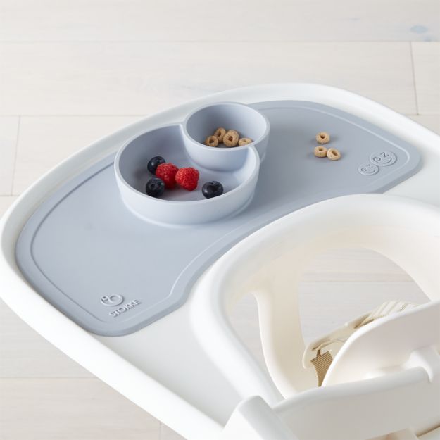 Gray EZPZ Stokke High Chair Mat + Reviews | Crate and Barrel