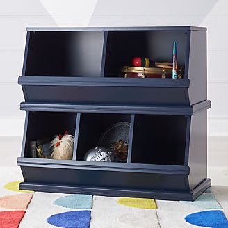 toy storage blue