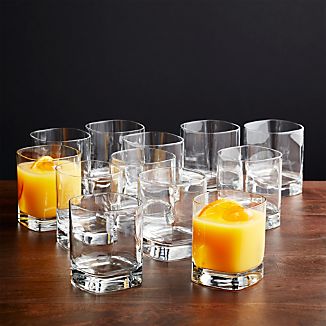 Strauss Double Old-Fashioned Glasses, Set of 12